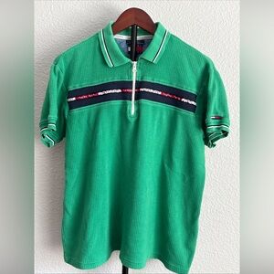 Vintage Tommy Hilfiger Vibrant Green Polo Shirt